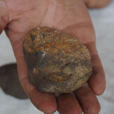 2.2LB 3Pcs Rare Natural Iron Meteorites Specimens NanDan Guangxi China