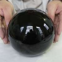 9.37LB 5.8" Natural Obsidian Quartz Crystal Sphere Ball Polished Healing