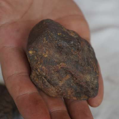 2.25LB 3Pcs Rare Natural Iron Meteorites Specimens NanDan Guangxi China